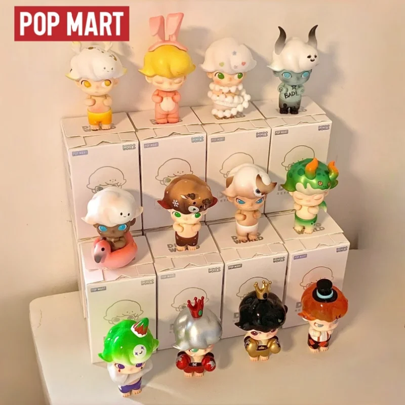 

Genuine Spot POPMART Dimoo Classic Reproduction Series Blind Box Soft Cute Healing Series Doll Handmade Desktop Ornament Gift