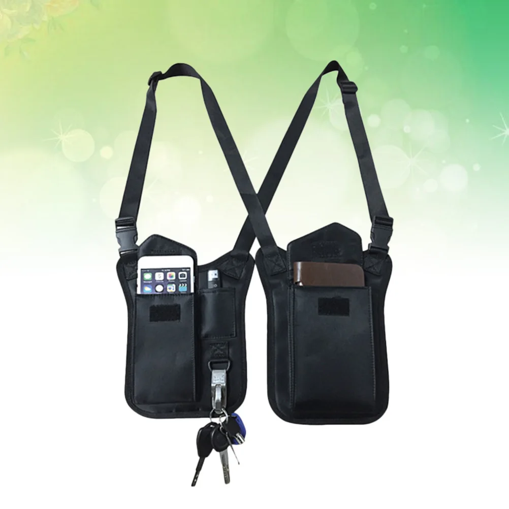 

Tactical Bag Nylon Durable Waterproof Hidden Underarm Shoulder Bag For Men Women Black Armpit Case Multi-Pocket Commuter