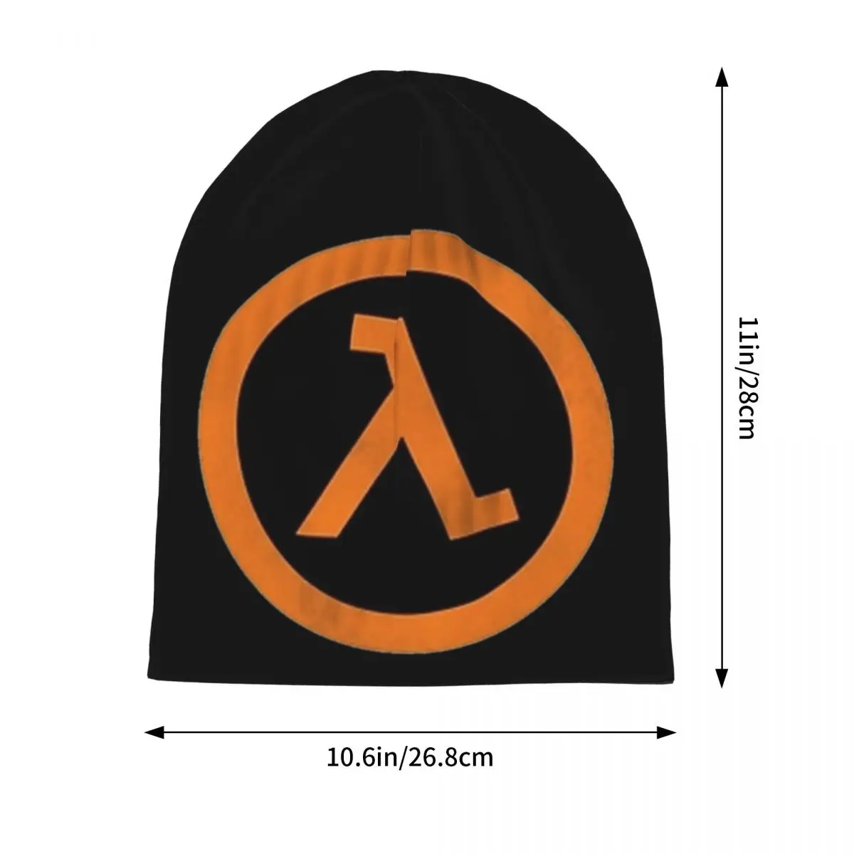 Lambda Half Life Skullies Beanies Hat Summer Men Women Ski Caps Warm Dual-use Bonnet image 5