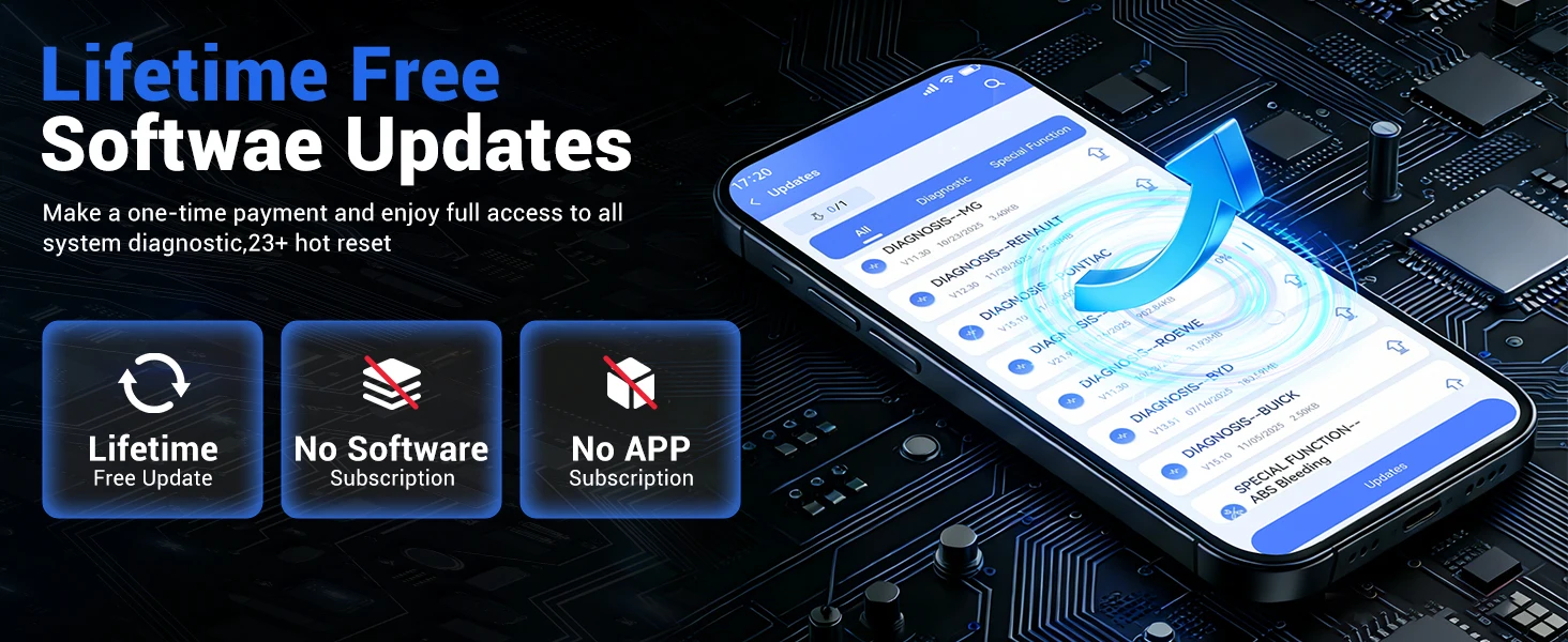 2026 VDIAGTOOL D200 Auto-Diagnosegerät Vollsystem-Diagnose 26+ Resets Bidirektionaler Test OBD2-Scanner Lebenslange Kostenlose Updates – Detail 4