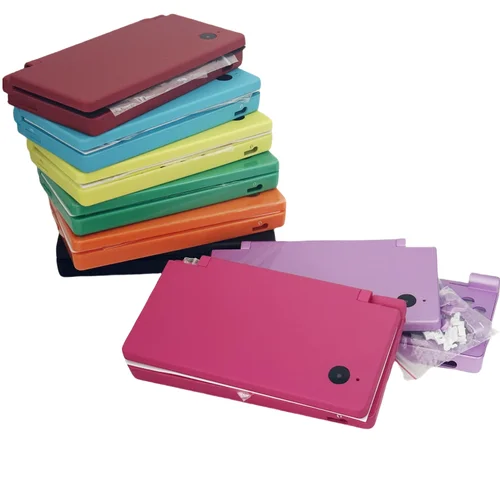 Funda de repuesto para consola NDSi, carcasa para DSi, piezas ABCD, carcasa con botones de lente para DSi, funda protectora verde inferior frontal