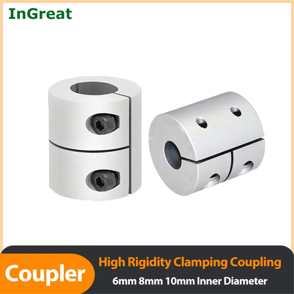 Rigid Coupling 25mm Length Motor Clutch Shaft Coupler Engraving Machine Servo Motor Coupling Inner Hole 6/6.35/8/10mm For CNC