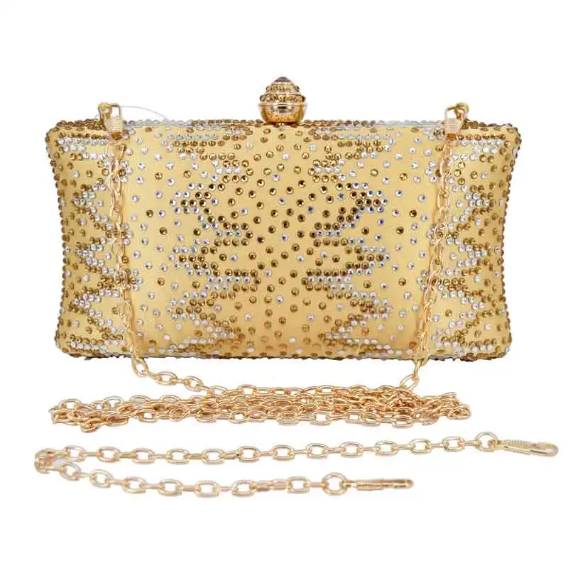 

Fushcia Cheaper Crystal Evening Bags for Women Party Wedding Purse Clutch Bags