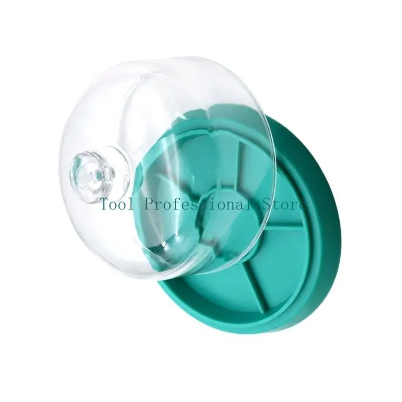 57QF Watch Movement Dust Cover Moistureproof Watch Part Storage Box Small Part Crafts Jewelry Watch Fitting Anti Dust Tray