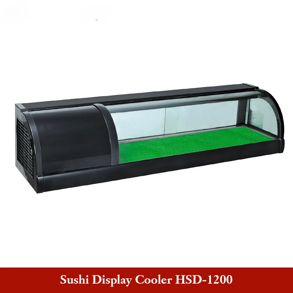 High quality Commercial Electric Best Counter Top Refrigerated Sushi Display cooler Showcase