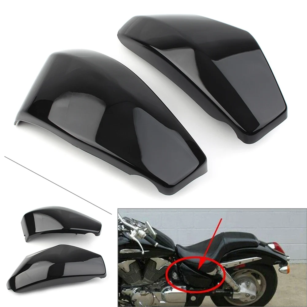 

1Pair ABS Motorbike Battery Side Covers For Honda VTX1300 Retro Spoke Custom Tourer 2003 2004 2005 2006 2007 2008 2009