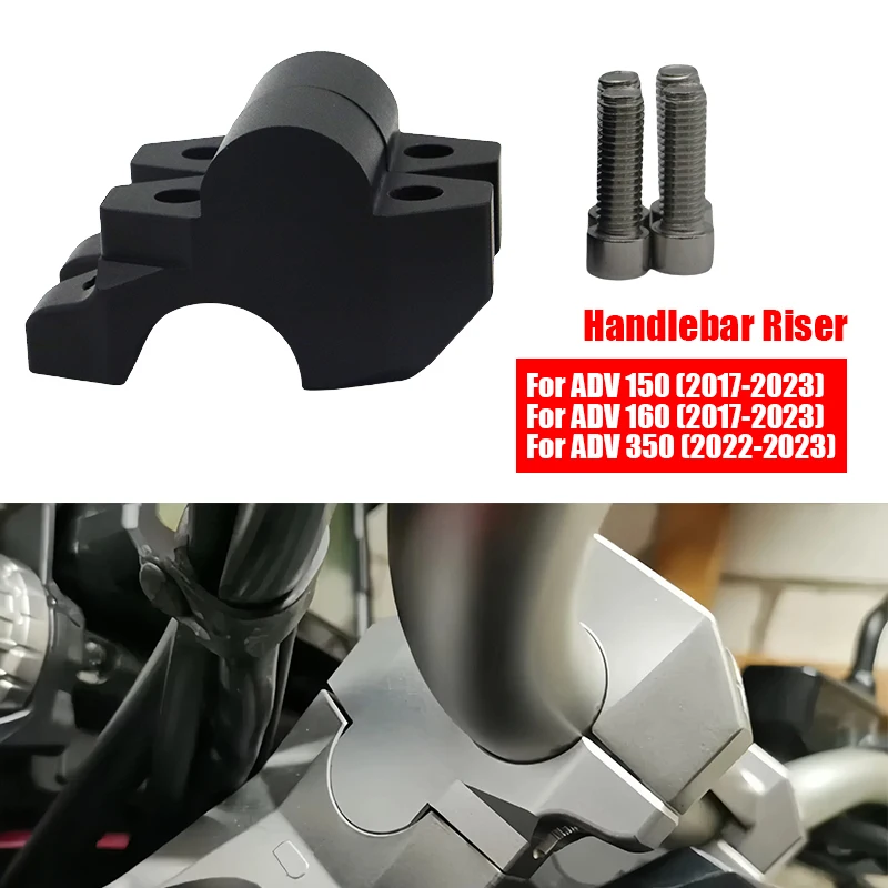For Honda ADV350 ADV160 ADV150 Handlebar Riser Clamp Extender Adjustable Height Move Back ADV 150 160 350 Comfort