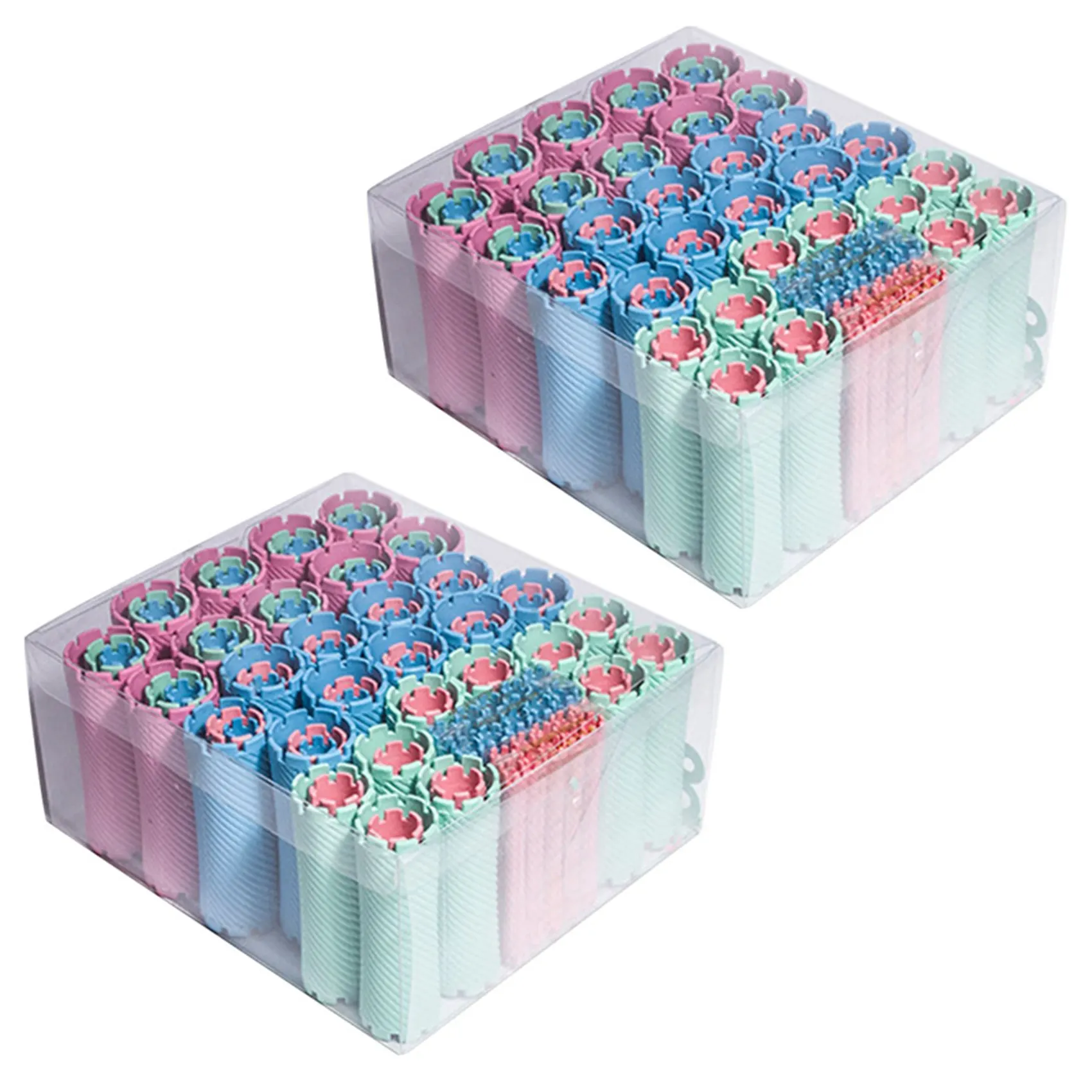 N98R 200 قطعة/المجموعة 10 أحجام الشعر بيرم قضبان عدة الباردة الدائمة بار بكرو بكرات مجموعة موجة الذرة صانع الشعر التصميم