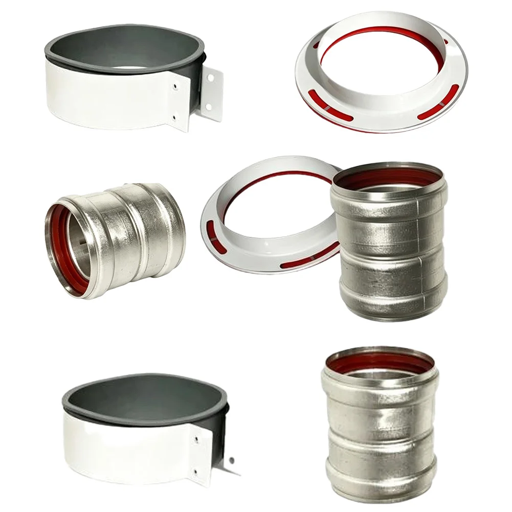 Wall Mounted Boiler Pipe Underfloor Heating Boiler, Aluminum Double-layer Chimney Extended Joint Elbow Accessories