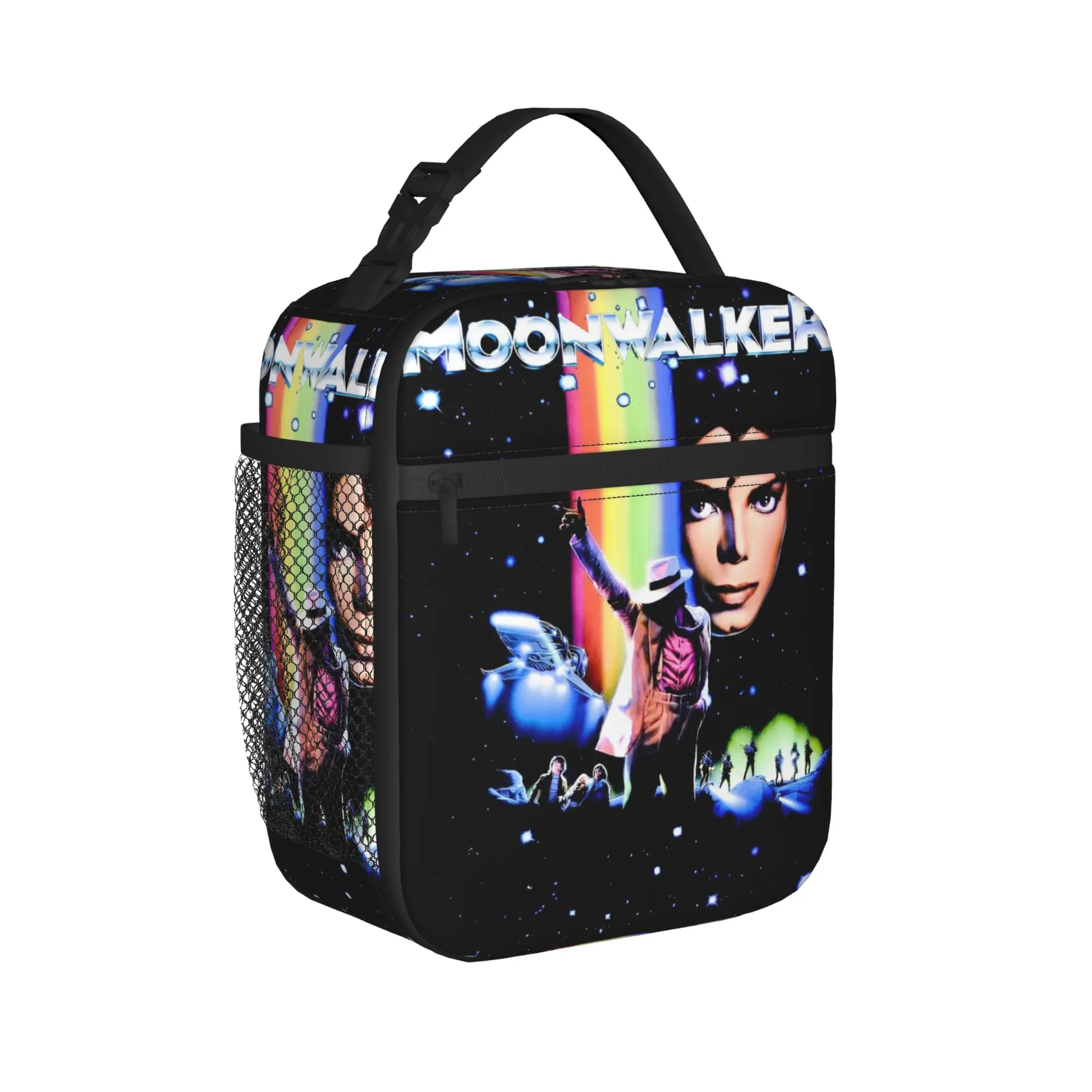 MJ king of pop Insulated Lunch Bags Portable Meal Container Cooler Bag Tote Lunch Box College  Picnic Food Bag