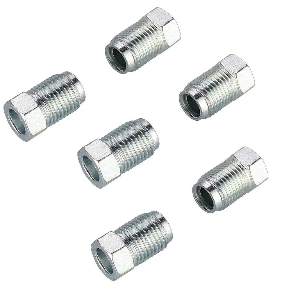 Kits Metric Nuts Cylinder Fittings M12mm X1mm Silver Unions Master 3/16\