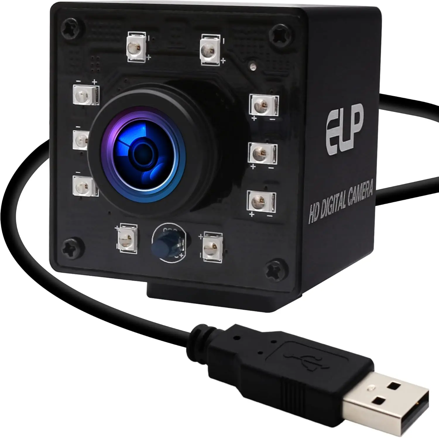 SVPRO 1080P 30fps Day & Night Vision USB Camera with IR-Cut Swith Auto Day Night 10pcs LEDs Mini Webcam Camera