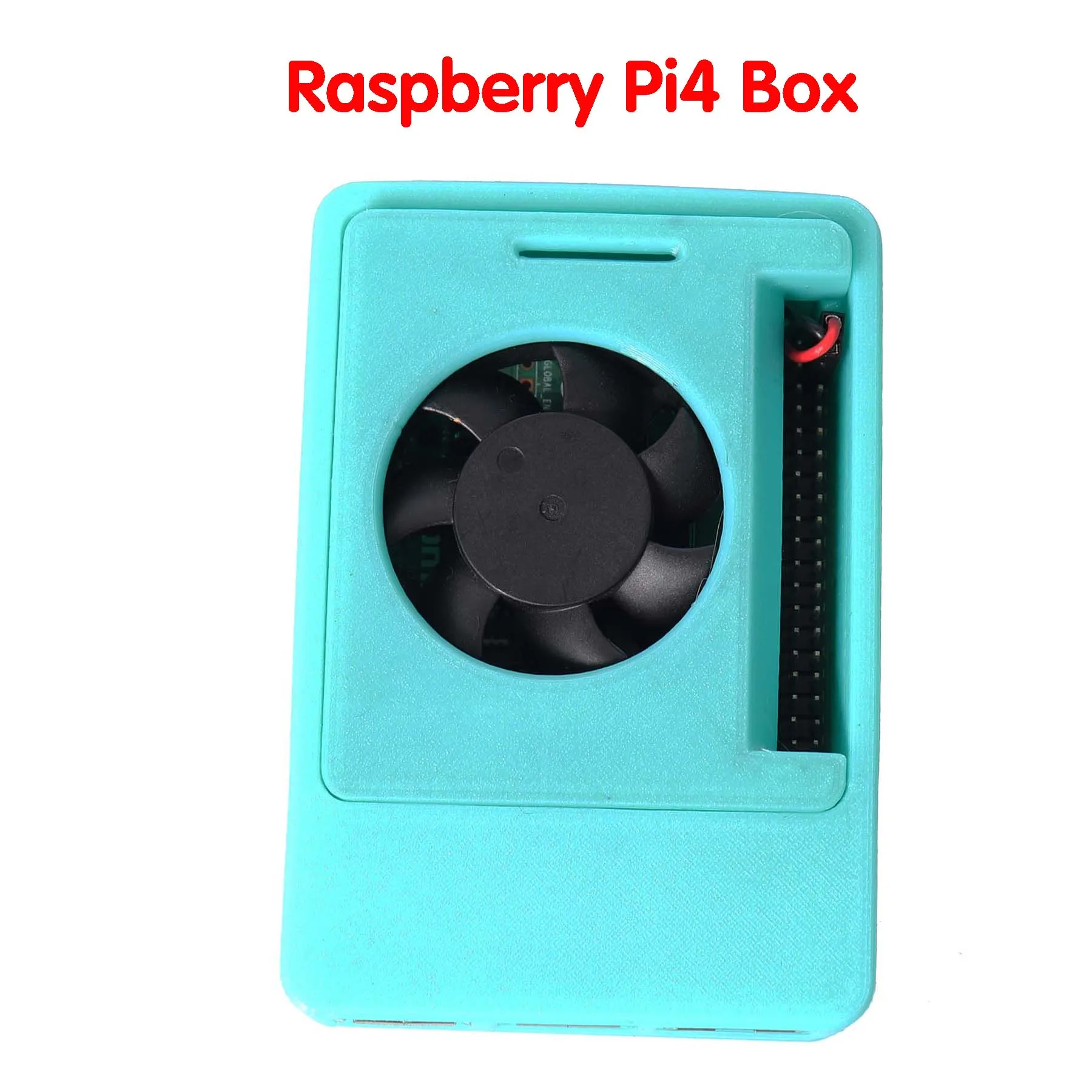 Blurolls PETG 3d printed Raspberry Pi4B Case Box With 4010 Cooling Fan Pi4 3d Printed Box