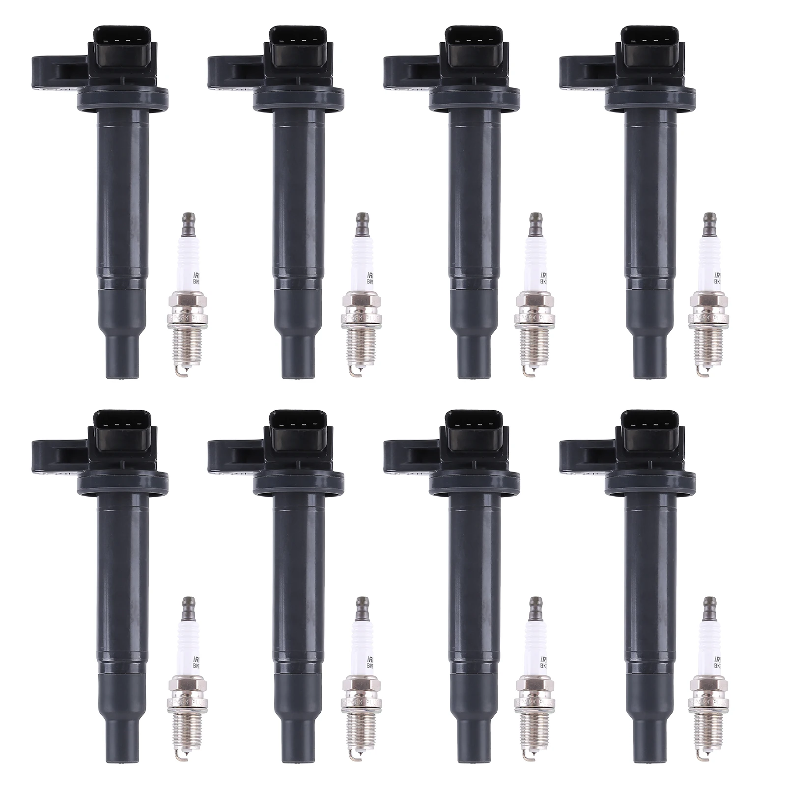 

For Toyota Tundra Redwood 4.7L V8 8pcs ignition coil and 8pcs spark plug UF230