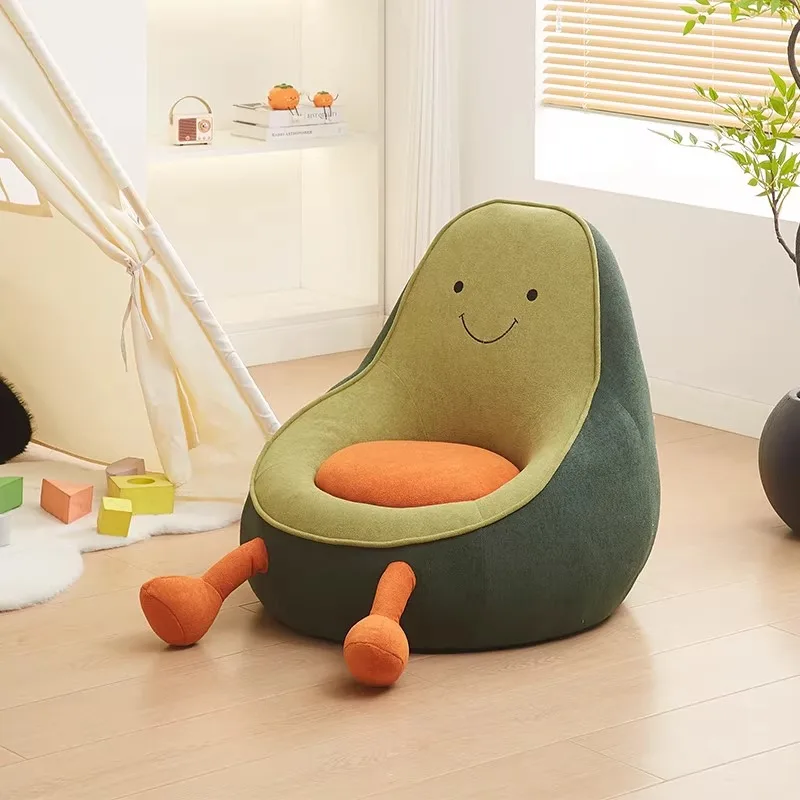 Cartoon avocado lazy sofa household living room leisure chair