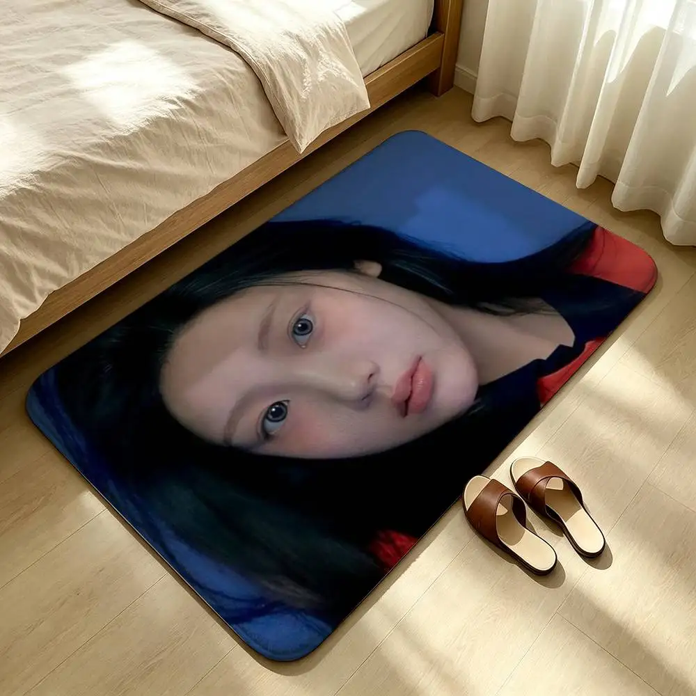 W-Wonhee Lee Won Hee Shower Room Absorbent Small Floor Mat Soft Comfortable Decorative Foot Mat