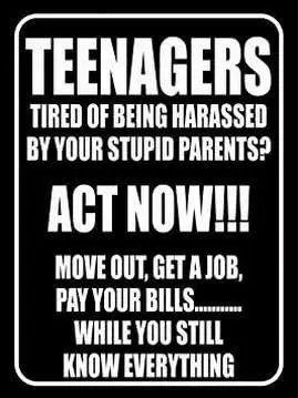 TEENAGERS TIRED OF BEING HARASSED BY YOUR STUPID PARENTS Retro Vintage  Tin Metal Sign Wall Decor Home Decor-aluminum