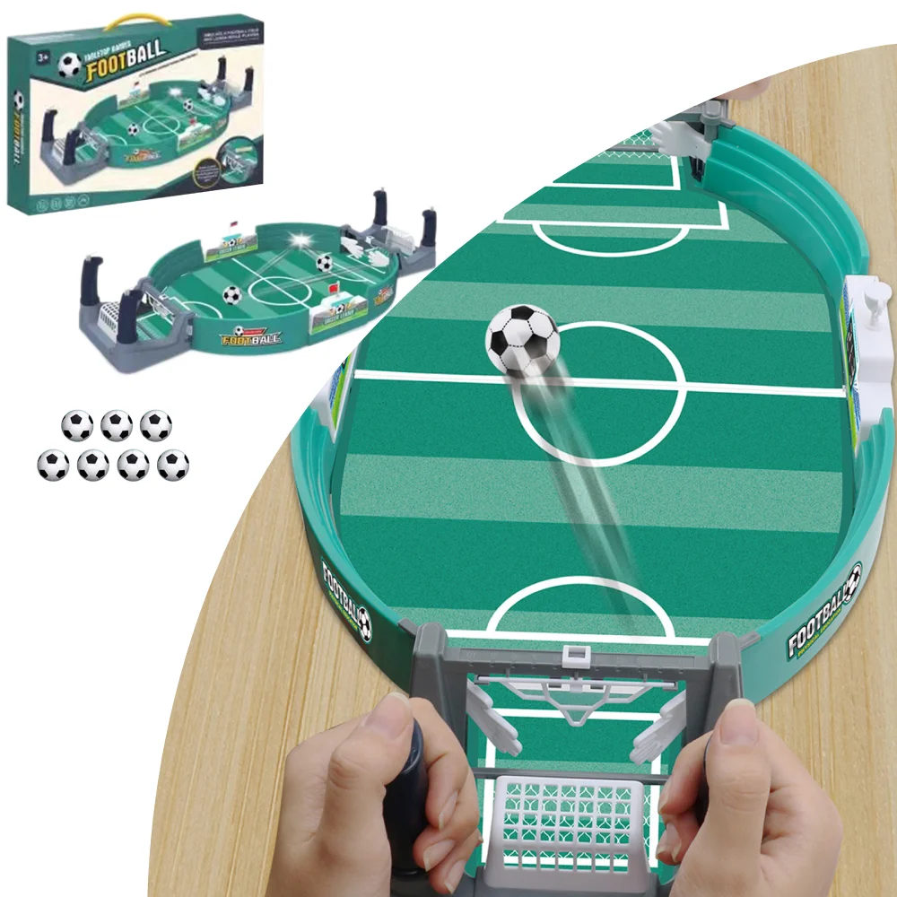 Table de football pour la fête de famille, jeu de société de football, jouets de football interactifs de bureau, sports de plein air pour enfants, cadeau de jeu portable pour garçons