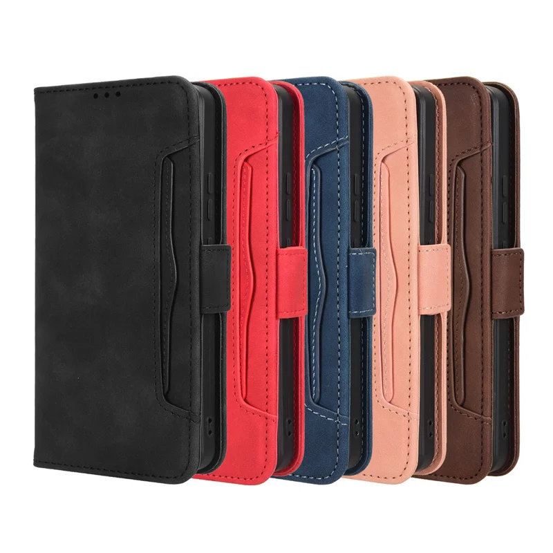 Dla Blackview Color8 skórzane gniazdo portfel z klapką typu Multi-card skórzany książkowy designerska osłona na Blackview Oscal nowoczesne 8 etui na telefon — zdjęcie 7