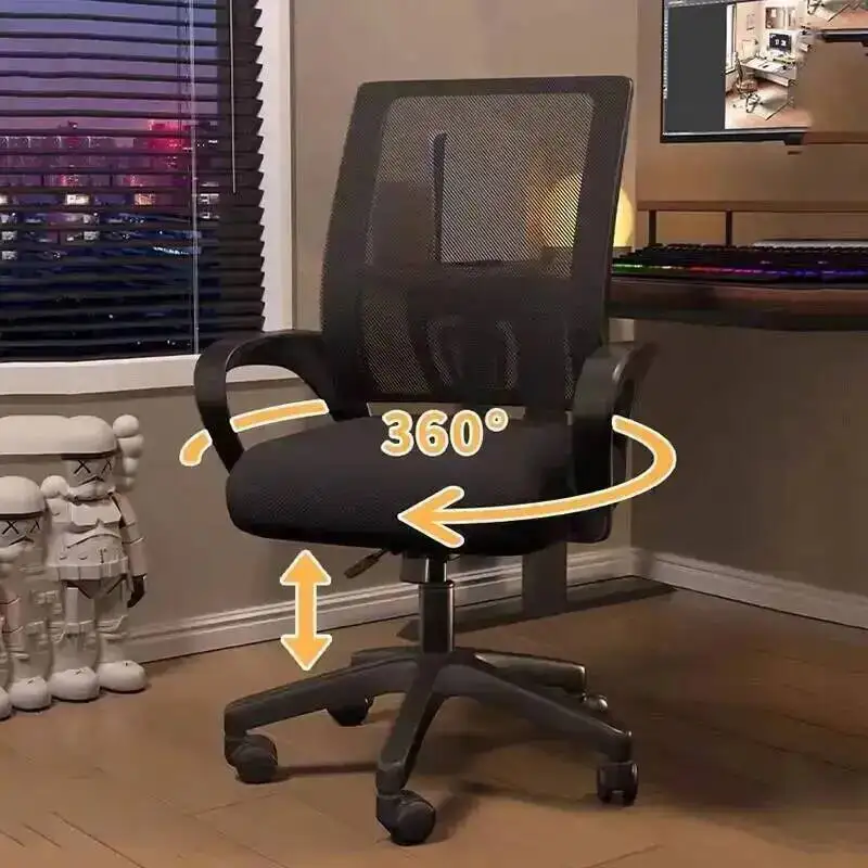 Long Computer Comfortable Office Chair Sitting Learning Backrest Office Chair Ergonomics Swivel Silla Ordenador Furnitures