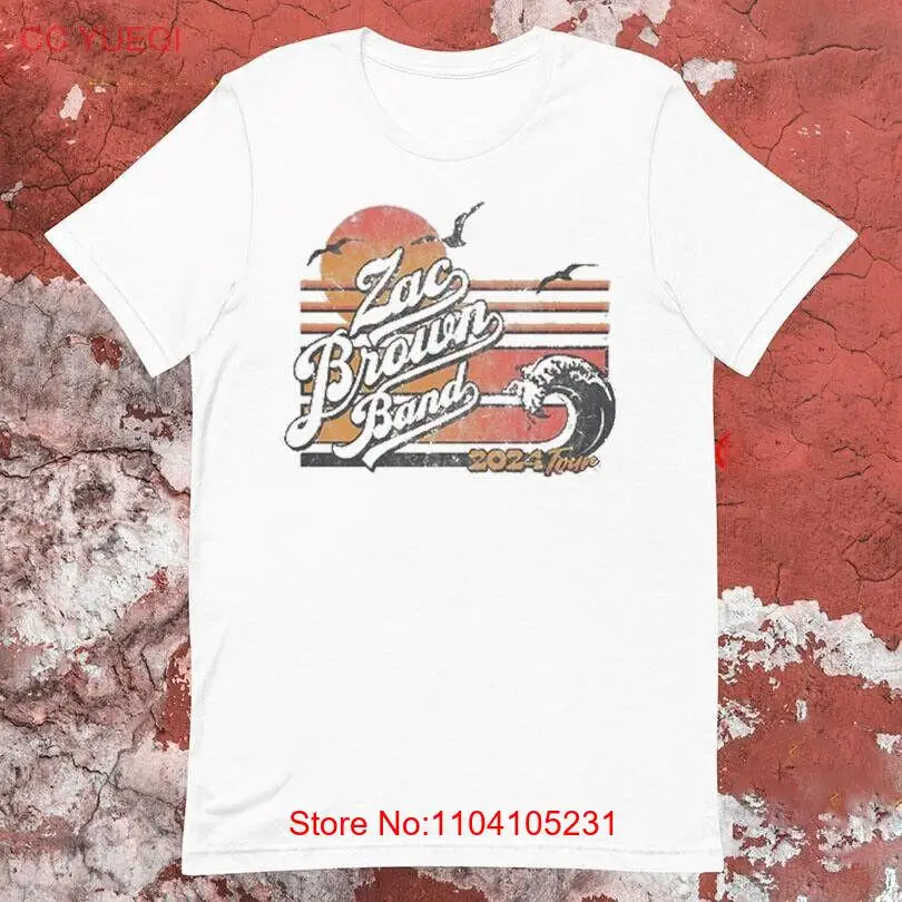 Zac Brown Band Retro Wave 2024 Tour T-shirts