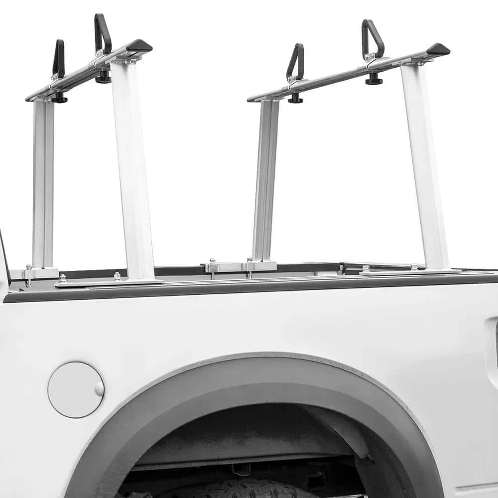 US 40 lbs. Aluminum Adjustable Pickup Truck Ladder Racks (Maximum 1,000 lbs. Weight Capacity)