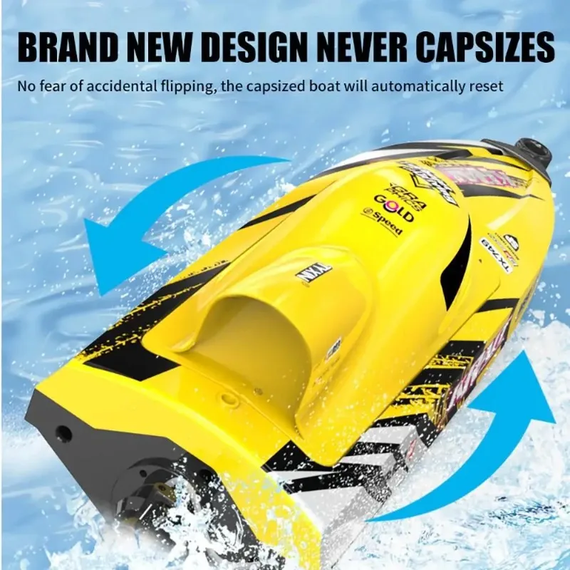 TX749 RC Ship 2.4GHz Brushless 1806 Motor Remote Control Jet Boat High speed Vortex Jet Boat 25km/h  Adult and Children's Toy