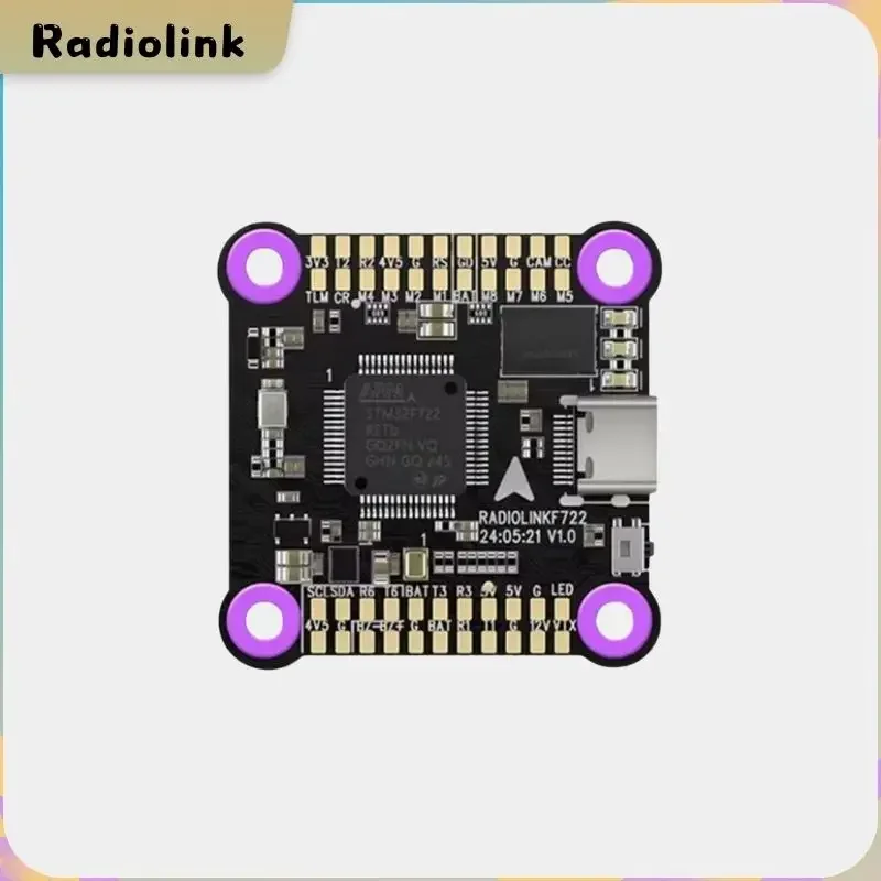 VoltSRadiolink New F722 Racing Flight Controller Integrated OSD BEC Open-source Betaflight Multiple Image Transmission 3-6S RC D