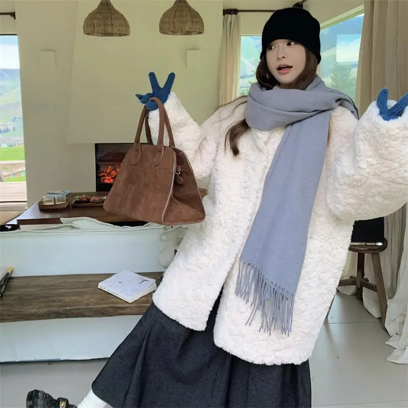 Kunstpelz, grüne Mäntel, Damen-Blume, abgeschnitten, Schnee, Ehefrau, gut aussehender Hals, Silber, thermisch, windgefüttert, locker, abnehmbar, hochwertig, OL