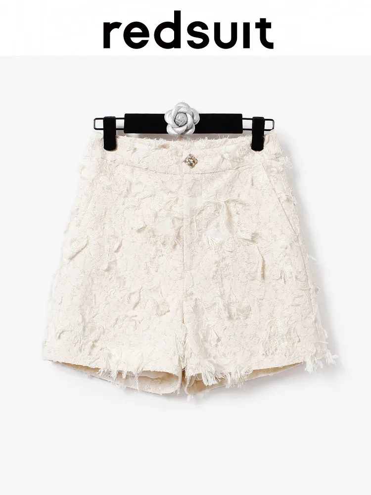 New Tassel Jacquard Design Unique High Waist Shorts Custom Size