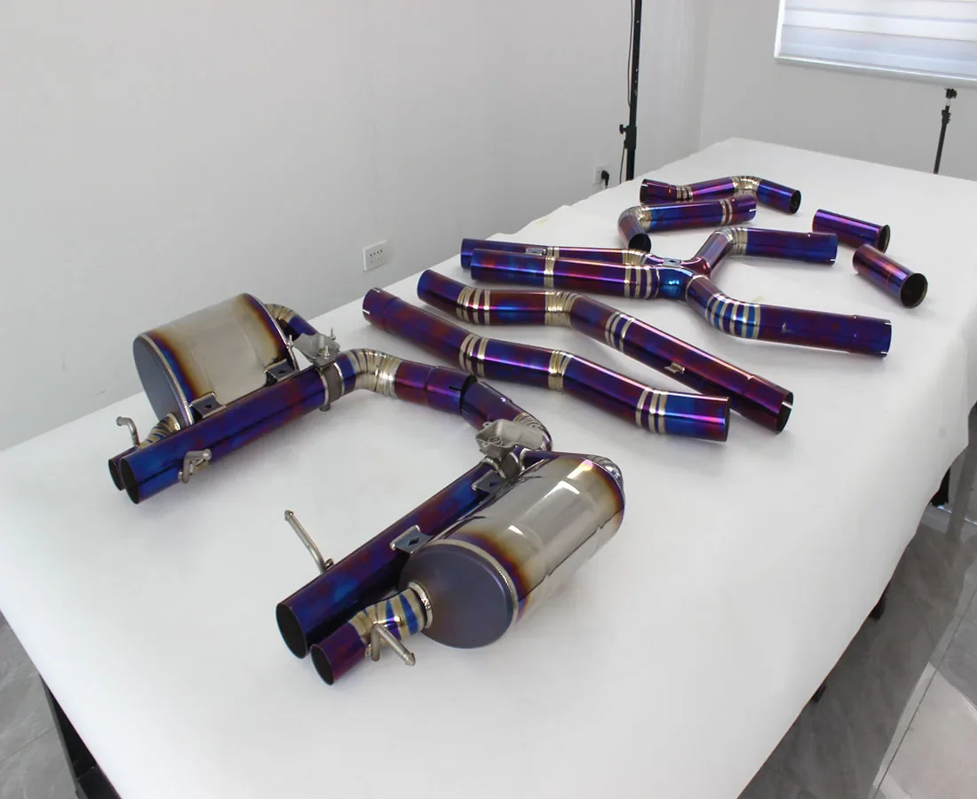 Hot Sale Catback Exhaust for Mercedes-benz C63/c63s Amg W204 W205 4.0t Exhaust Valve Control Titanium Alloy Escape