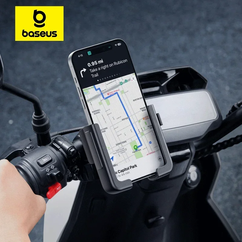 

Baseus bike phone holder mount for iPhone Xiaomi mobile phone stand bag handlebar bicycle 360 degree rotatable