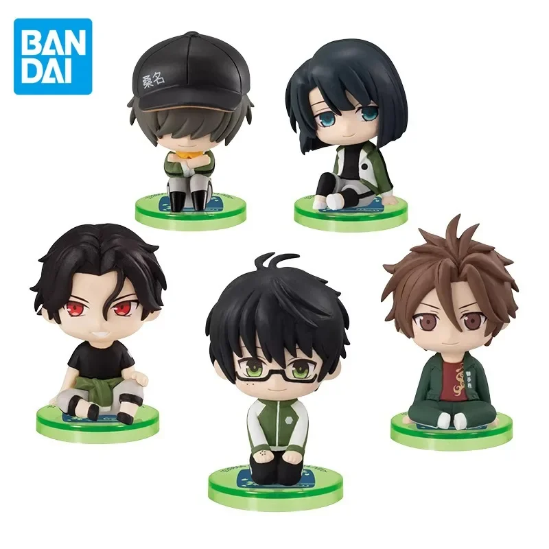 Bandai TOUKEN RANBU Gashapon Original Anime Figure Buzen Gou Sitting Posture 10 Kids Toys Birthday Gift Ornaments Collectible