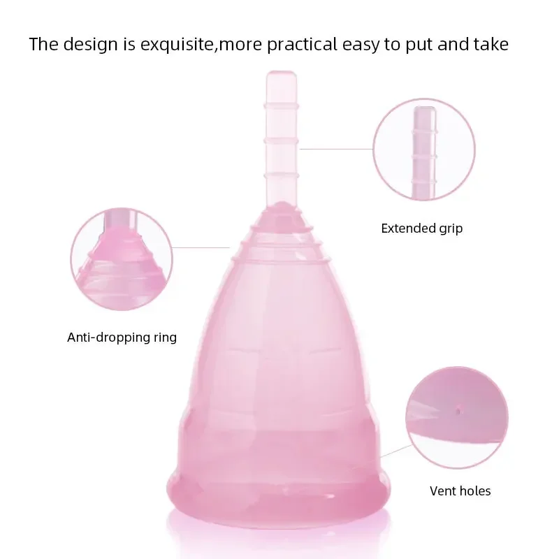 Female Menstrual Period Boxed Menstrual Cup Medical Grade Silicone Menstruall Collector Officially Certified Menstruall Cup