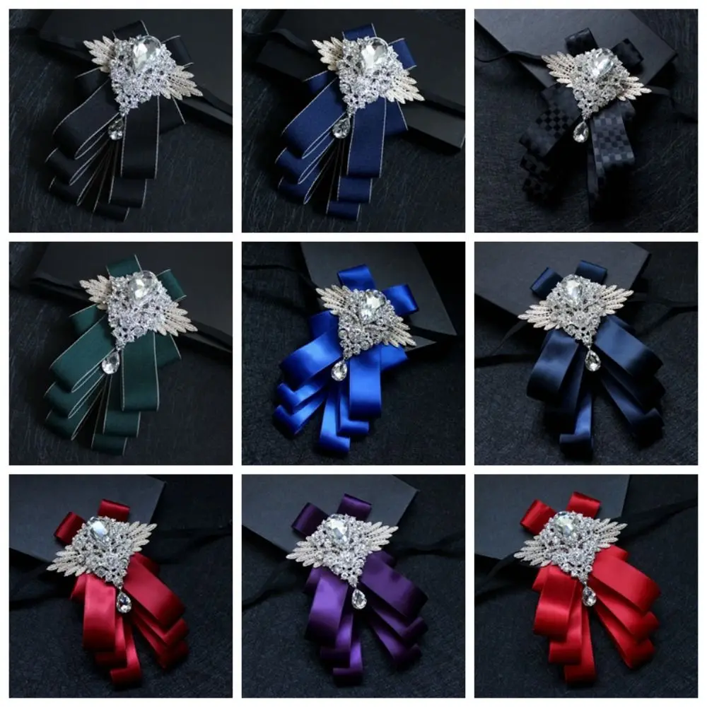 

Новый полиэстер галстук-бабочка повседневный ромбовидный воротник цветок в британском стиле украшение на шею для мужчин