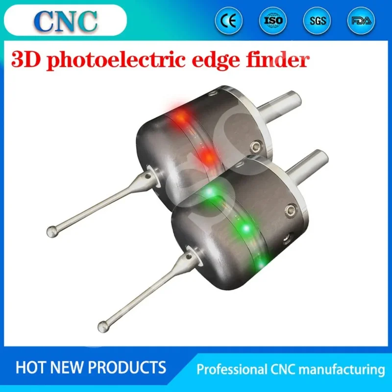 CNC3d photoelectric edge finder three-coordinate 40mm center rod with steel tung sten probe