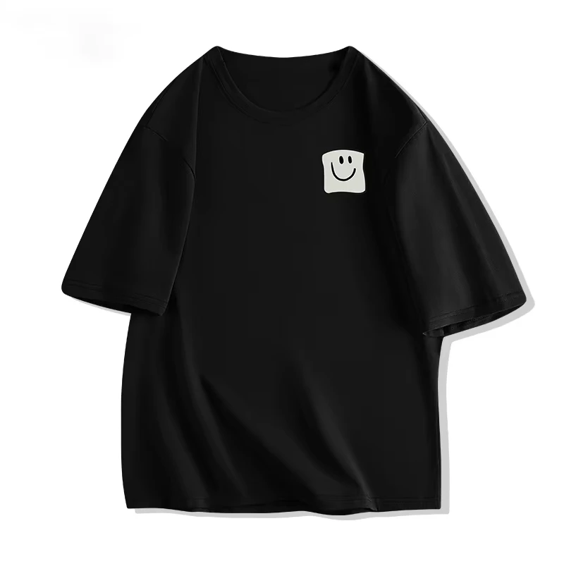 2025 Large Size Short Sleeve T-Shirt  Print Fashion Men's Floral Pattern Crew Neck Regular T-Shirt A Big and Tall T-shirt