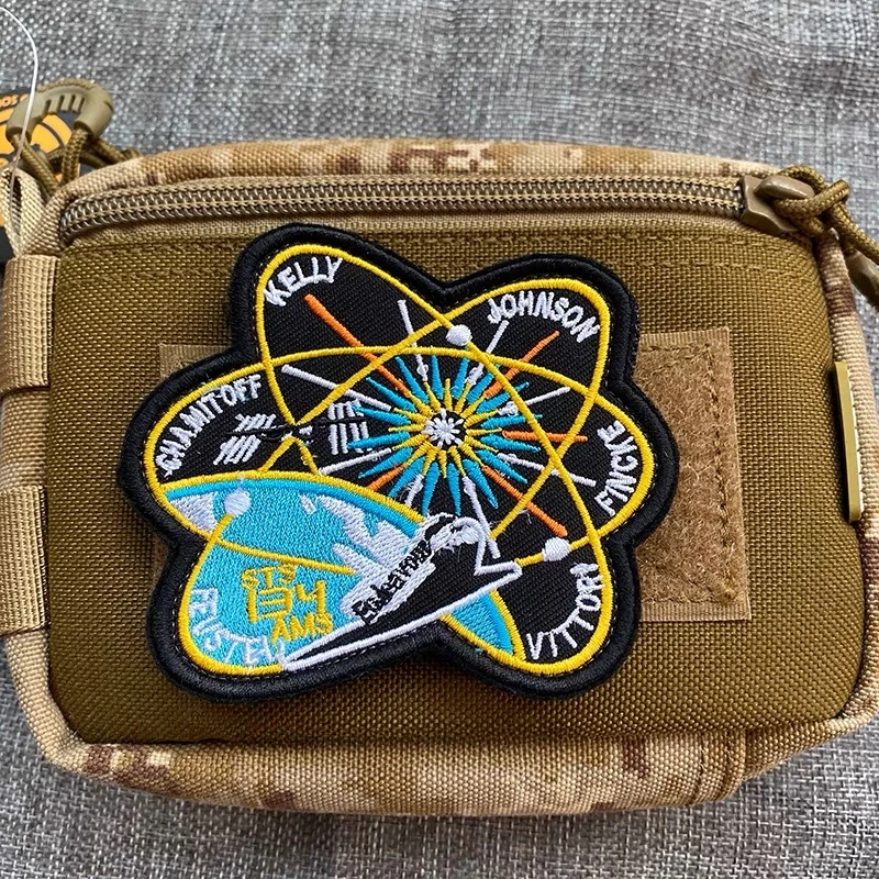 Embroidered Patches for Clothing badge Sticker for Clothes Hook and Loop on Patches for Clothing Patch Jacket Sticker