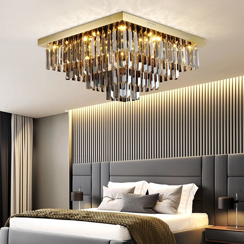 Crystal Lamp Nordic Minimalist Living Room Main Light Modern Elegant Ceiling Light Creative Home