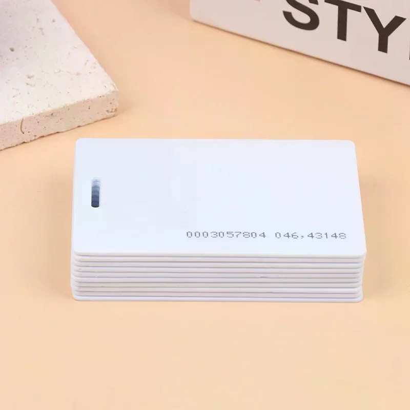 10 шт. ID с кодом перезаписываемые композитные ключевые карты TK 4100 чип частота RFID-карта копируемый сменный дубликатор белая карта