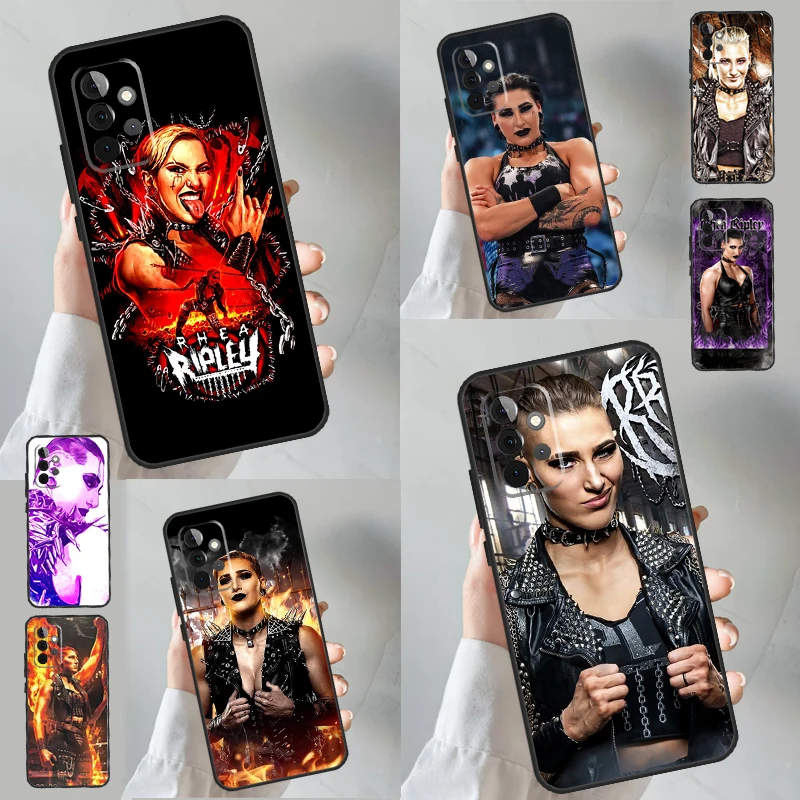 Rhea Ripley funda blanda para Samsung Galaxy, carcasa para Samsung Galaxy A54, A34, A14, A53, A33, A13, A52, A32, A12, A51, A71, A52S, A21S