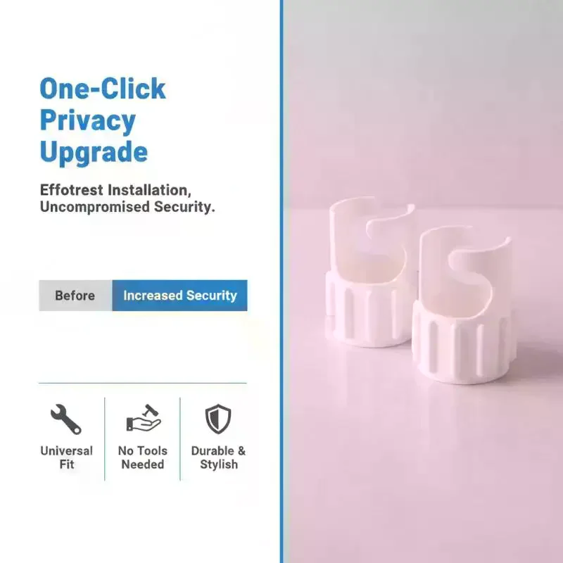 PP Shower Timer Button Holder: Waterproof Simple Water Control 3D Printing Public Bathroom Accessories