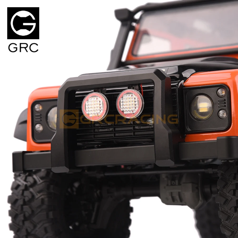 GRC L-förmige Scheinwerferhalterung SCX10 90048 TRX4 Defender klassische Frontstoßstangen-Scheinwerferhalterung G157CH