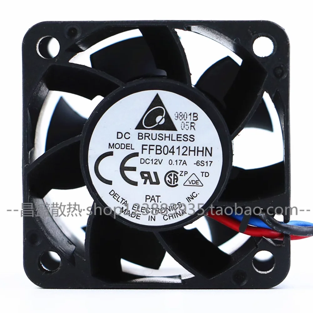 Ventilador de refrigeración FFB0412HHN 4028 para Delta, 4cm, 40mm, 12V, 0.17A, 3 servidores, 40x40x28mm