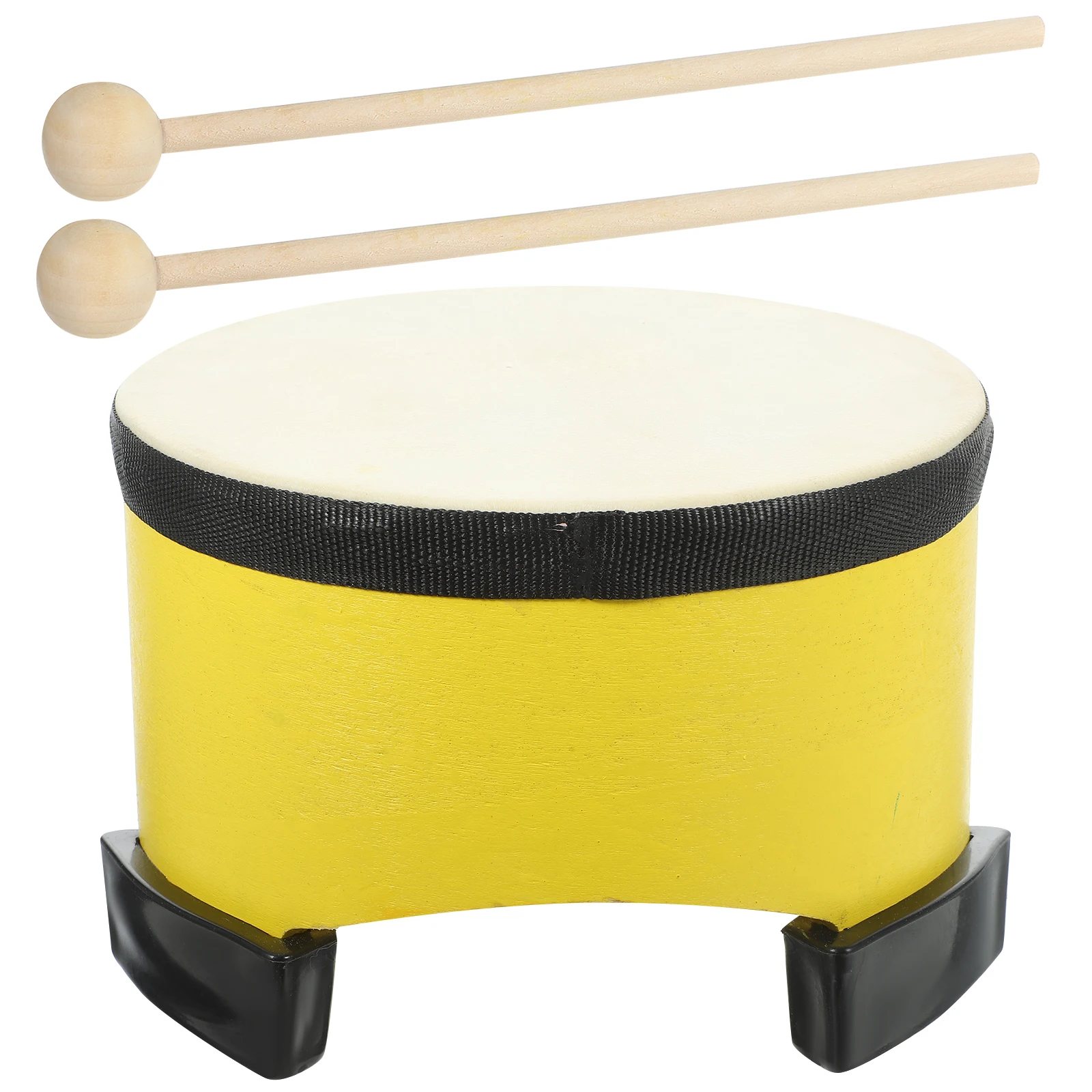 

1 set Children Percussion Kids Musical Instrument Percussion Toy Drum Safe Sheepskin Floor Drum Educational Toy