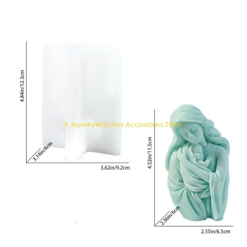 قالب حرفي من السيليكون المرن القوي 31KD ملحق محمول لإنشاء تماثيل وهدايا للأم والطفل نابضة بالحياة #6