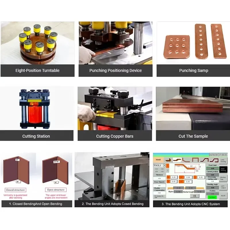 Busbar Machine Mould Hydraulic Punching Round Die Stainless Steel Punching Machine Mould