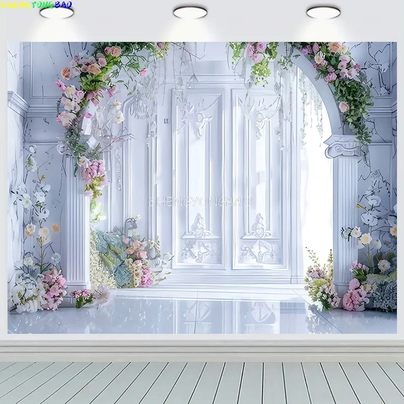 New Year Christmas Day Digital Photography Backdrop Prop Fireplace Winter Living Room Gift Holiday Photo Studio Background RS-24