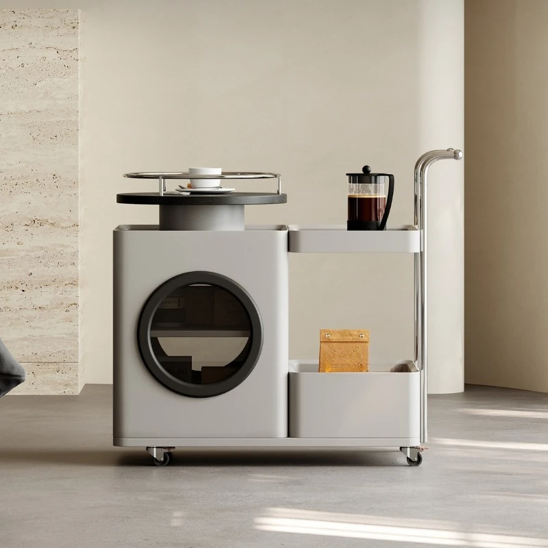 Minimalist trolley sofa side few removable household living room sofa side cabinet