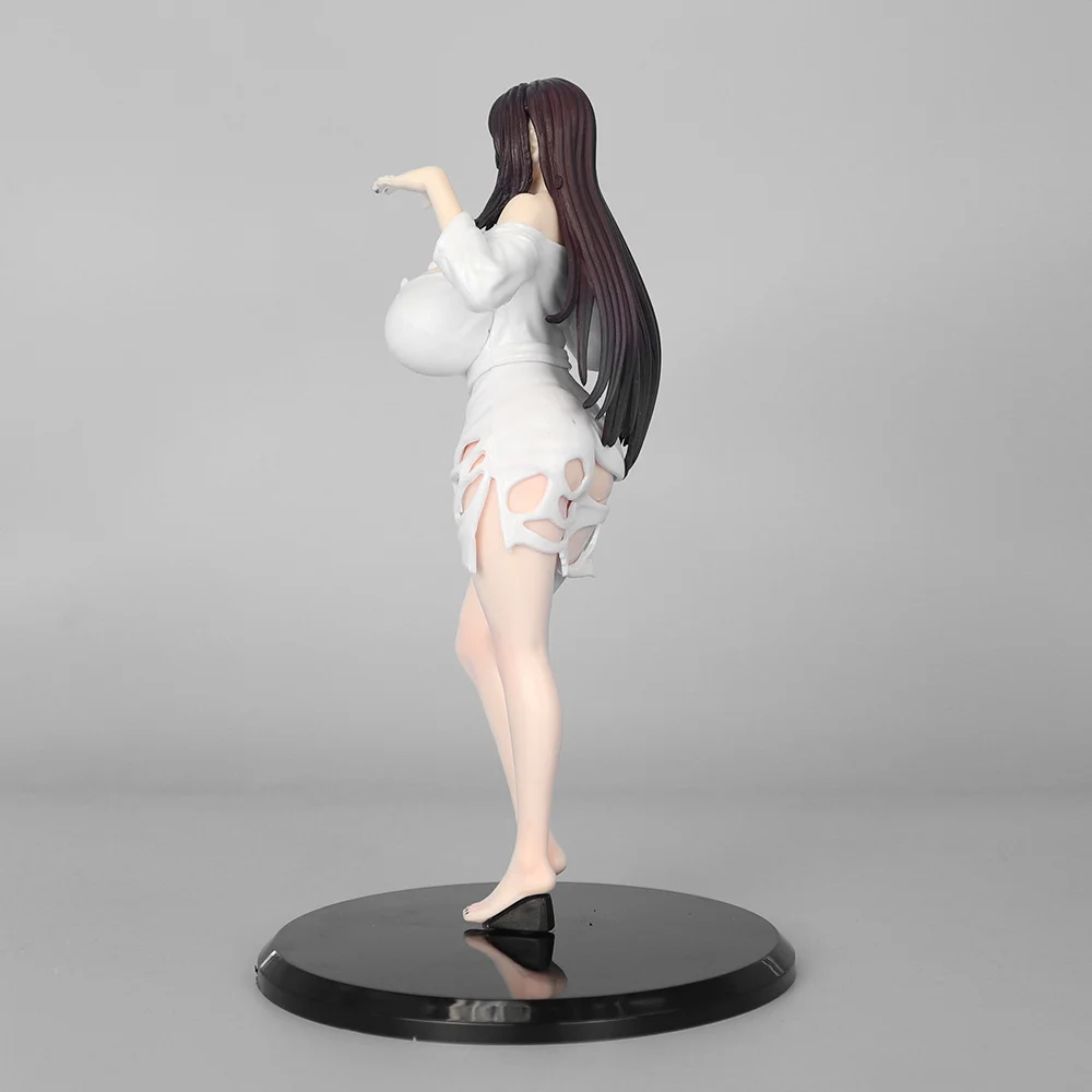 19.5cm New Sexy Anime Girl Figure Ghost Mother Handmade Ghost Picture Guide Miss Handmade Model
